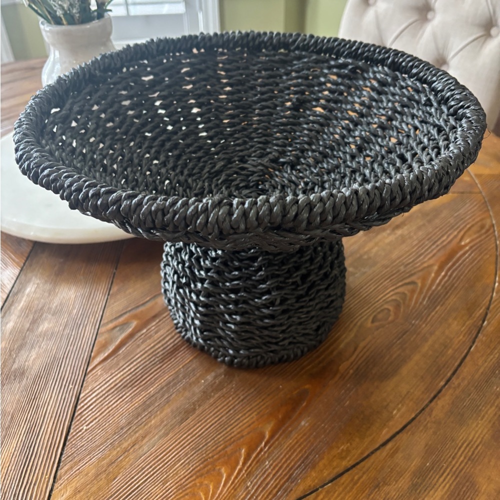 ANTHROPOLOGIE FRUIT BASKET BLACK